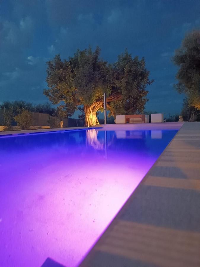 Il Vecchio Carrubo - Villa Con Piscina A Sfioro 마키아 디 몬테 외부 사진